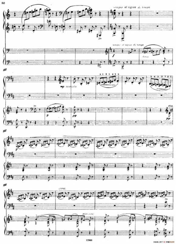 Piano Concerto No.2 in c Minor Op.50（c小调第二钢琴协奏曲·Ⅲ·双钢琴）