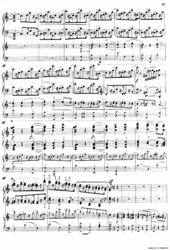 Piano Concerto No.2 in c Minor Op.50（c小调第二钢琴协奏曲·Ⅲ·双钢琴）