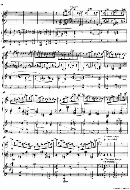 Piano Concerto No.2 in c Minor Op.50（c小调第二钢琴协奏曲·Ⅲ·双钢琴）