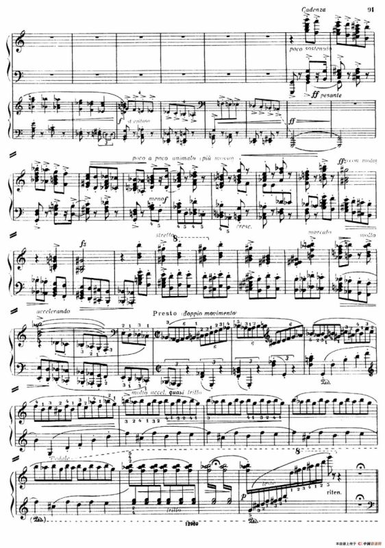 Piano Concerto No.2 in c Minor Op.50（c小调第二钢琴协奏曲·Ⅲ·双钢琴）