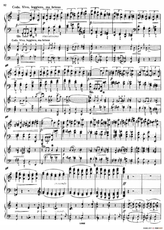 Piano Concerto No.2 in c Minor Op.50（c小调第二钢琴协奏曲·Ⅲ·双钢琴）