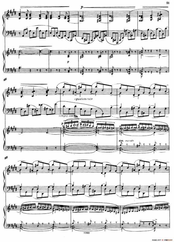 Piano Concerto No.2 in c Minor Op.50（c小调第二钢琴协奏曲·Ⅱ·双钢琴）