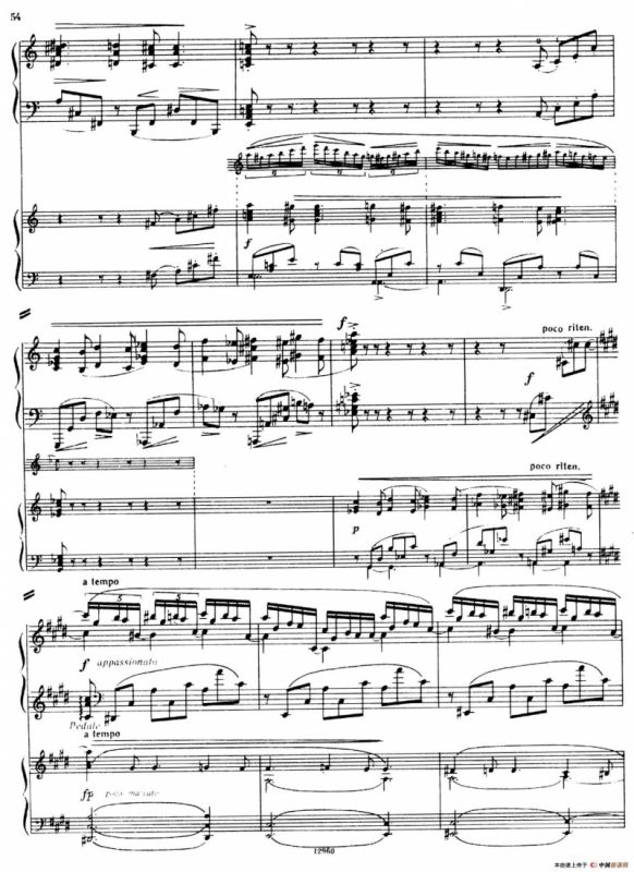 Piano Concerto No.2 in c Minor Op.50（c小调第二钢琴协奏曲·Ⅱ·双钢琴）