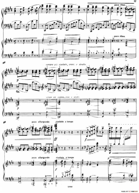 Piano Concerto No.2 in c Minor Op.50（c小调第二钢琴协奏曲·Ⅱ·双钢琴）