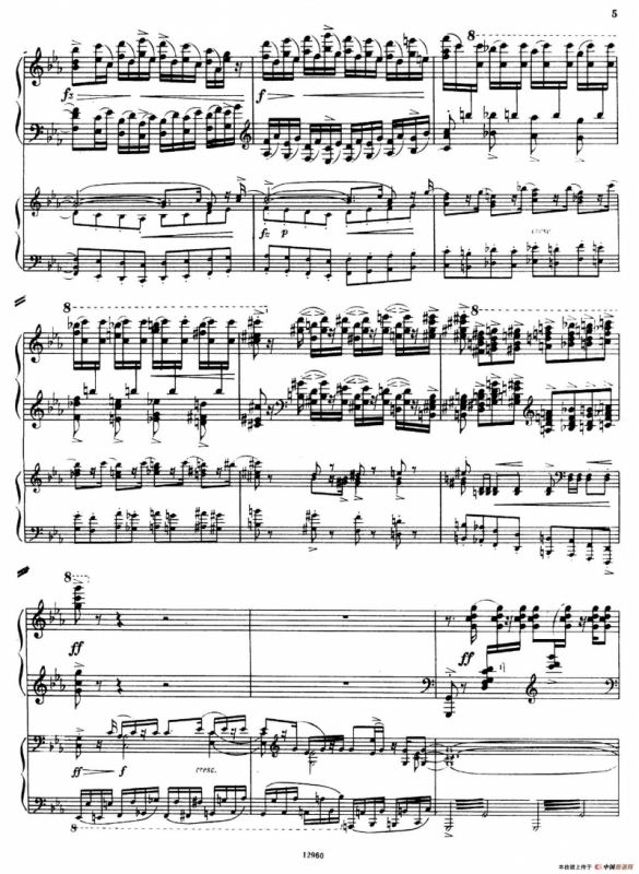 Piano Concerto No.2 in c Minor Op.50（c小调第二钢琴协奏曲·Ⅰ·双钢琴）