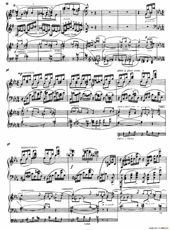 Piano Concerto No.2 in c Minor Op.50（c小调第二钢琴协奏曲·Ⅰ·双钢琴）