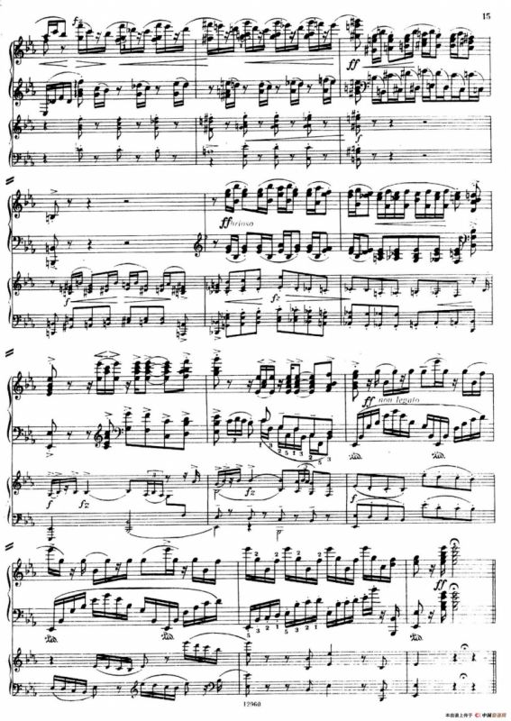 Piano Concerto No.2 in c Minor Op.50（c小调第二钢琴协奏曲·Ⅰ·双钢琴）