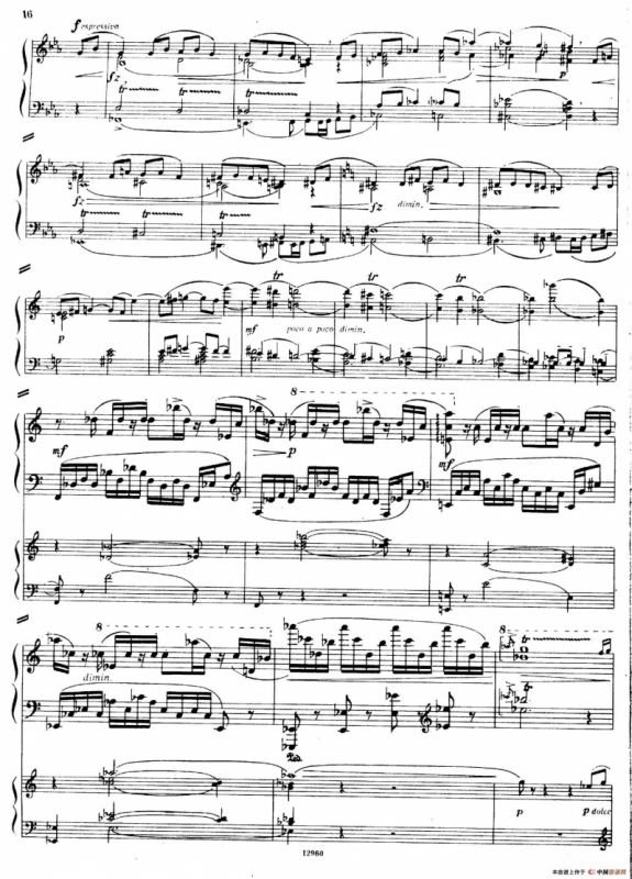 Piano Concerto No.2 in c Minor Op.50（c小调第二钢琴协奏曲·Ⅰ·双钢琴）