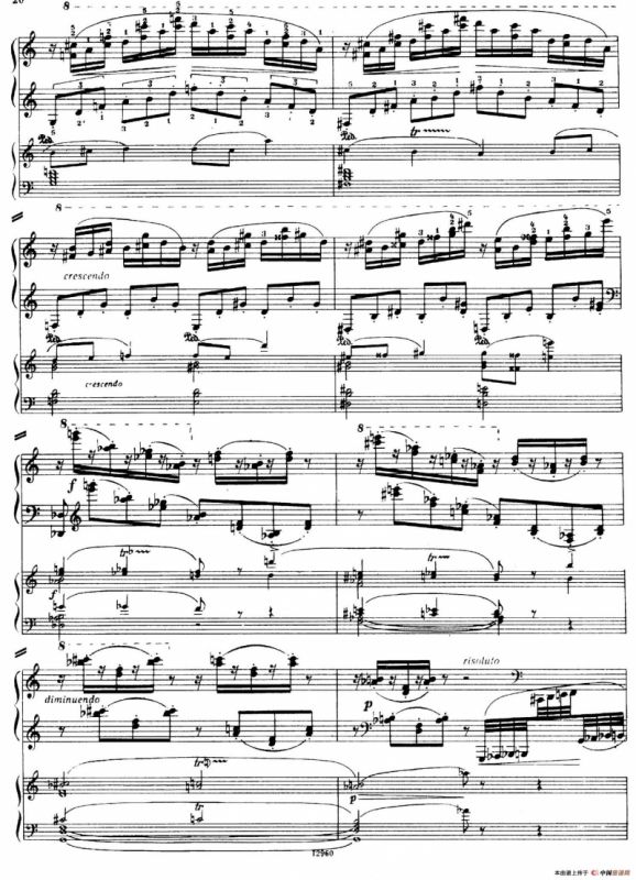 Piano Concerto No.2 in c Minor Op.50（c小调第二钢琴协奏曲·Ⅰ·双钢琴）