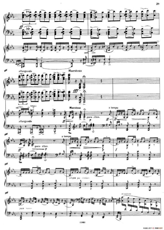 Piano Concerto No.2 in c Minor Op.50（c小调第二钢琴协奏曲·Ⅰ·双钢琴）