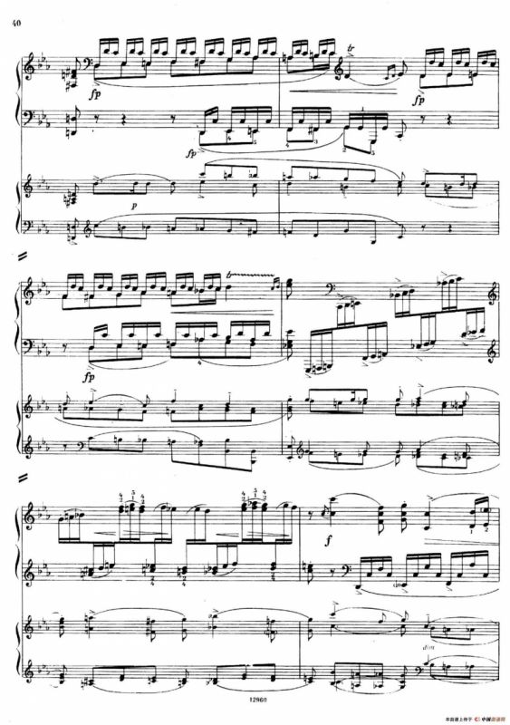 Piano Concerto No.2 in c Minor Op.50（c小调第二钢琴协奏曲·Ⅰ·双钢琴）