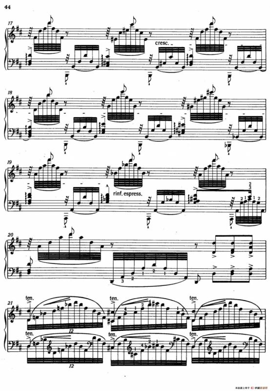 12 Etudes dexecution Transcendante S.139（12首超技练习曲·6）