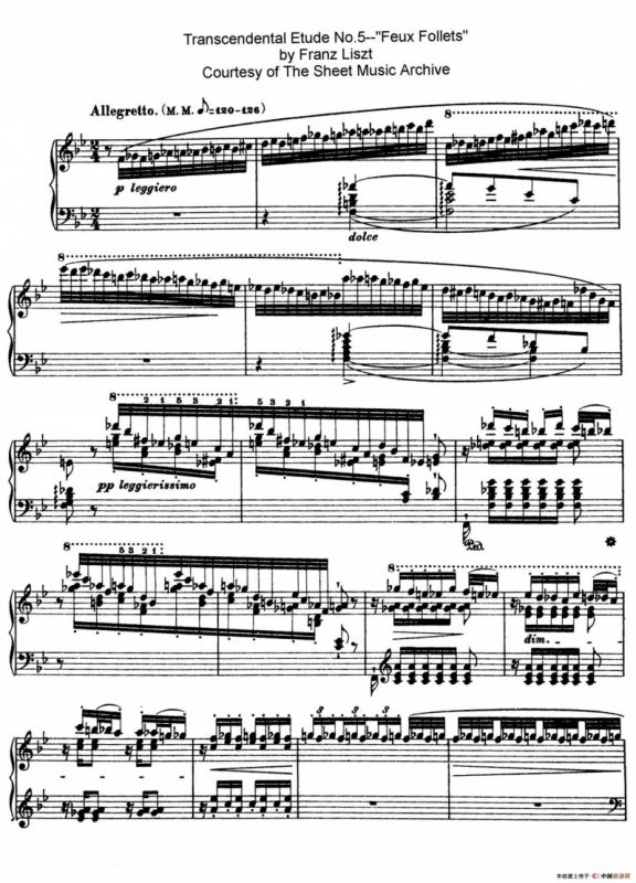 12 Etudes dexecution Transcendante S.139（12首超技练习曲·5）