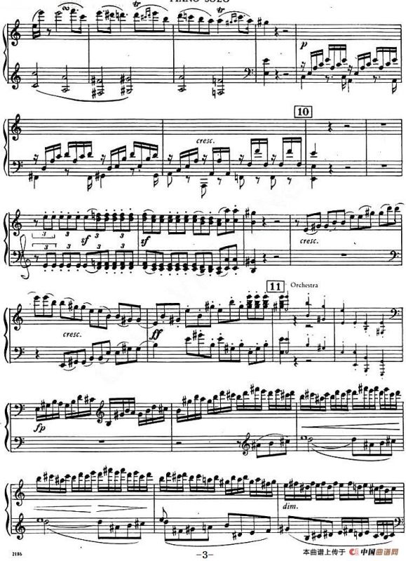 C大调小提琴协奏曲 Op.56（钢琴独奏）