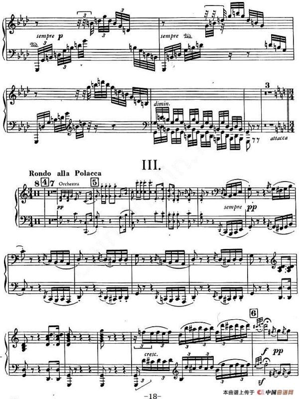 C大调小提琴协奏曲 Op.56（钢琴独奏）