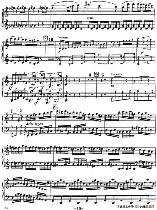 C大调小提琴协奏曲 Op.56（钢琴独奏）