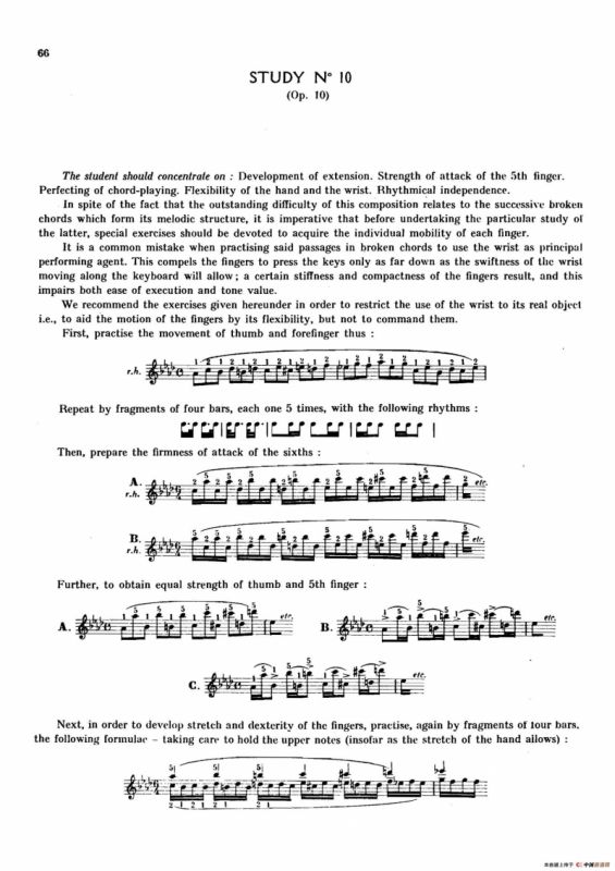 12 Etudes Op.10 柯尔托教学版（12首练习曲·10）
