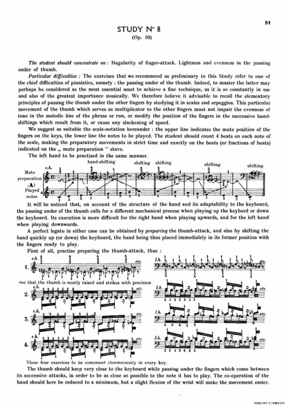12 Etudes Op.10 柯尔托教学版（12首练习曲·8）