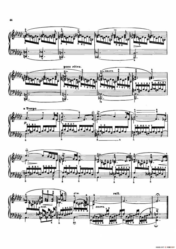 12 Etudes Op.10 柯尔托教学版（12首练习曲·6）