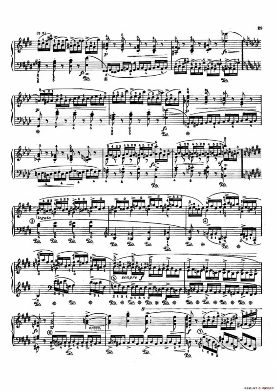 12 Etudes Op.10 柯尔托教学版（12首练习曲·4）