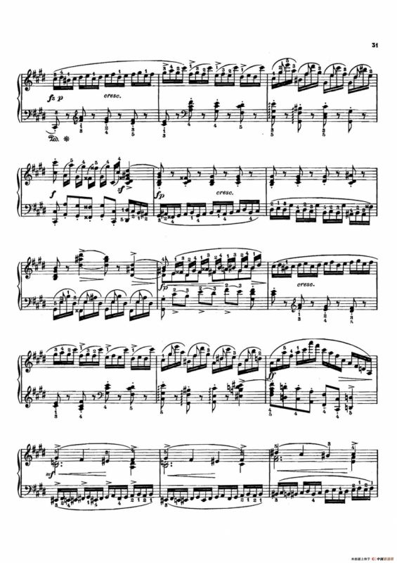12 Etudes Op.10 柯尔托教学版（12首练习曲·4）