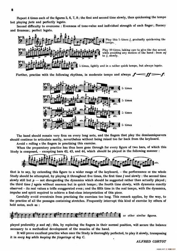 12 Etudes Op.10 柯尔托教学版（12首练习曲·1）