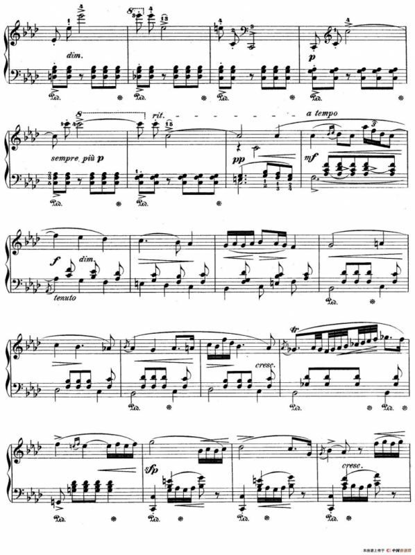 Trois Polonaises Op.71（3首波兰舞曲 No.3）