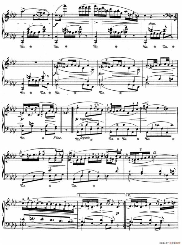 Trois Polonaises Op.71（3首波兰舞曲 No.3）