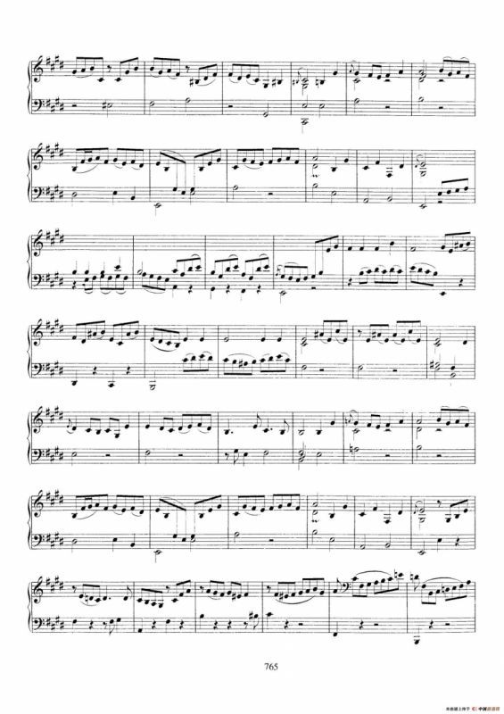 Partita in E Major BWV 1006a（E大调第三无伴奏小提琴组曲·钢琴独奏版）