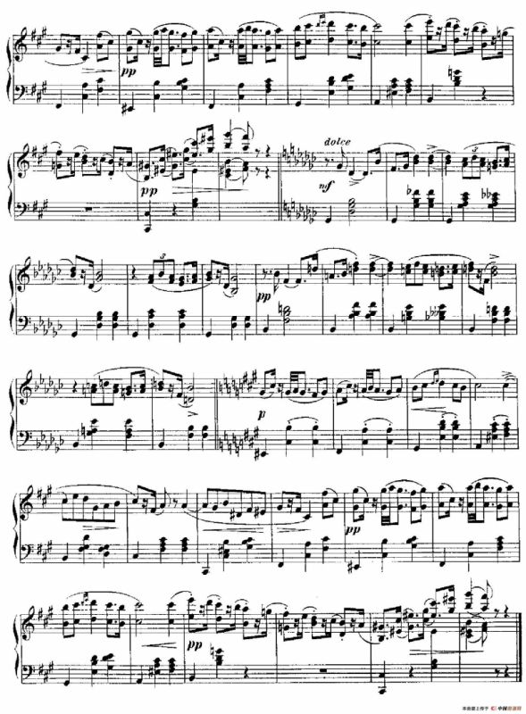 Five Polish National Dance Op.3（5首波兰民族舞曲 No.2）