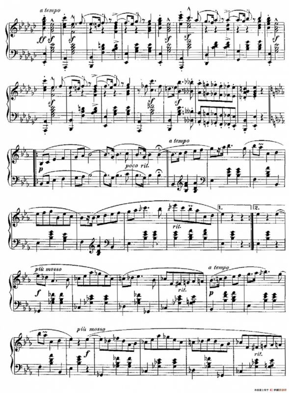 Five Polish National Dance Op.3（5首波兰民族舞曲 No.1）