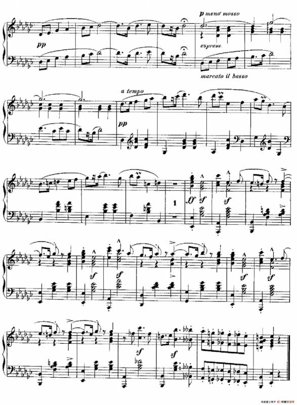 Five Polish National Dance Op.3（5首波兰民族舞曲 No.1）