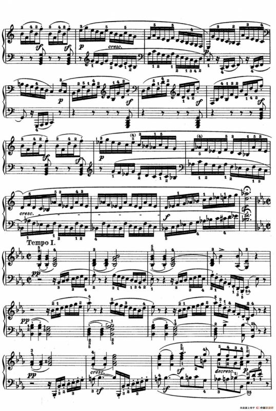 Piano Sonata in Es-dur Op. 27-1（降E大调第十三钢琴奏鸣曲）