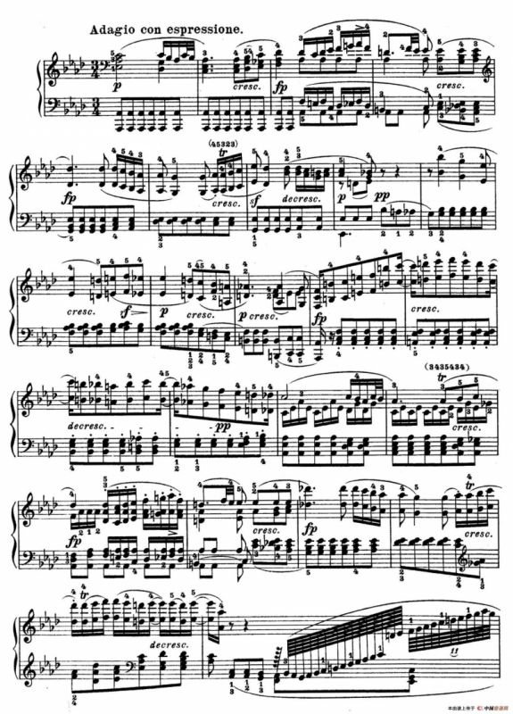 Piano Sonata in Es-dur Op. 27-1（降E大调第十三钢琴奏鸣曲）