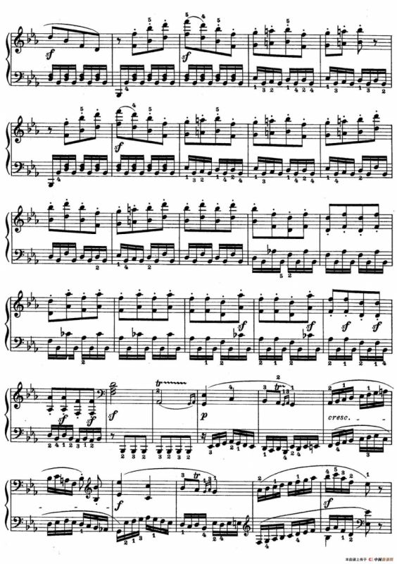 Piano Sonata in Es-dur Op. 27-1（降E大调第十三钢琴奏鸣曲）