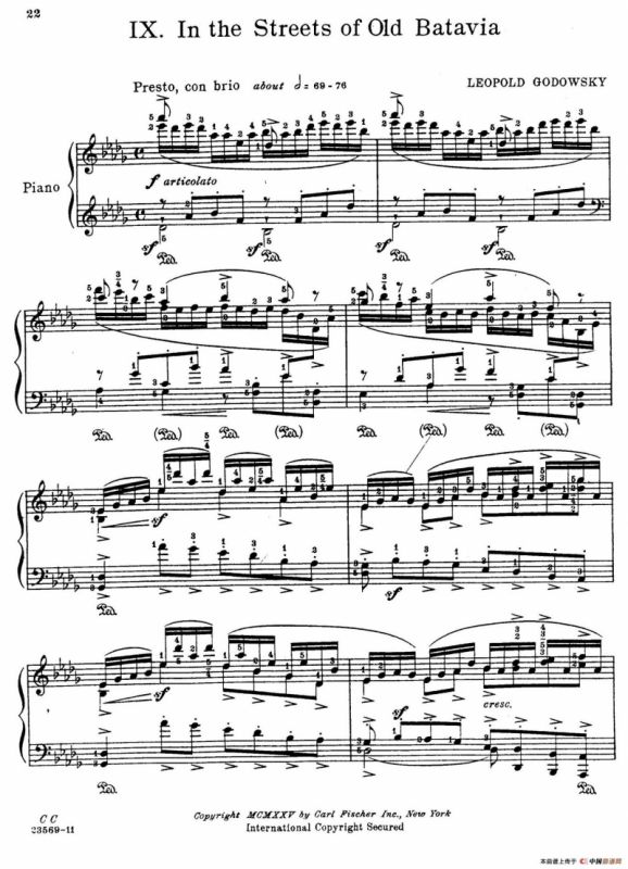 Java Suiten（爪哇组曲Ⅸ）