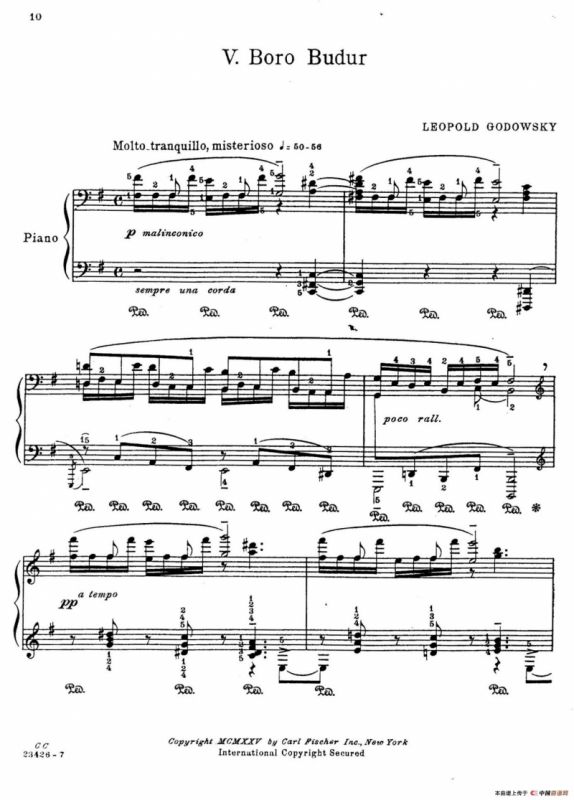 Java Suiten（爪哇组曲·Ⅴ）