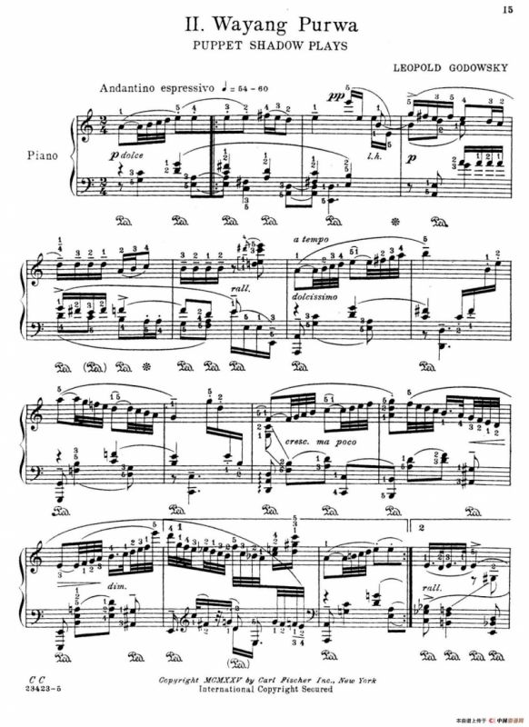 Java Suiten（爪哇组曲·Ⅱ）