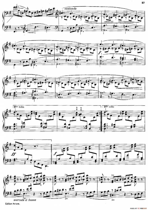 Suite in G Major Op.50（G大调组曲·Ⅳ）