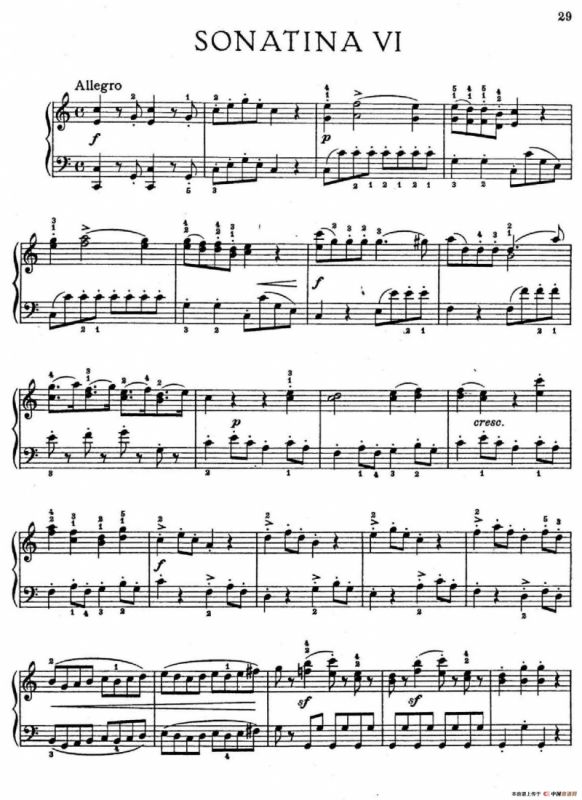 6 Viennese Sonatinas K.439b（6首维也纳小奏鸣曲·Ⅵ）