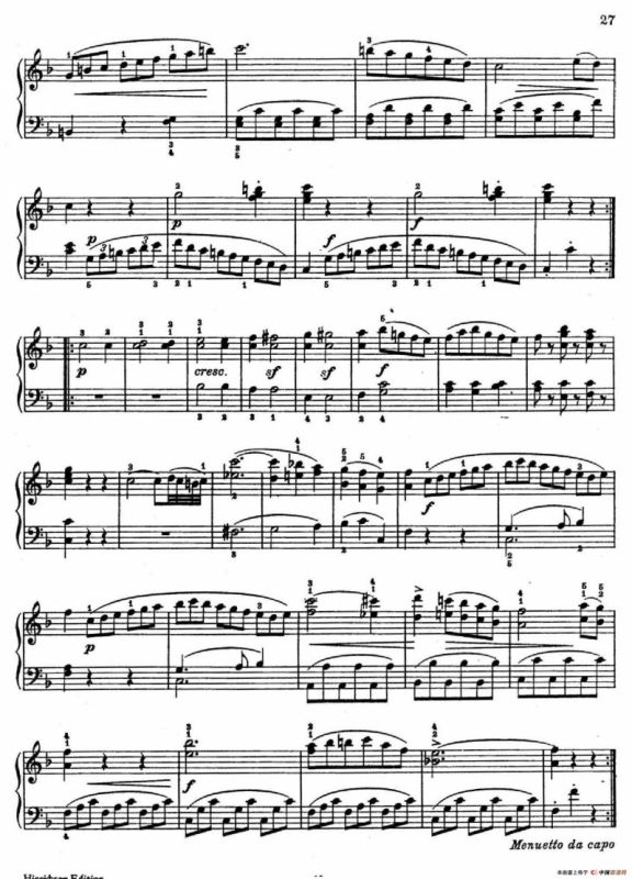 6 Viennese Sonatinas K.439b（6首维也纳小奏鸣曲·Ⅴ）