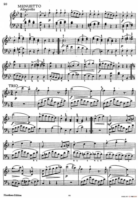 6 Viennese Sonatinas K.439b（6首维也纳小奏鸣曲·Ⅳ）