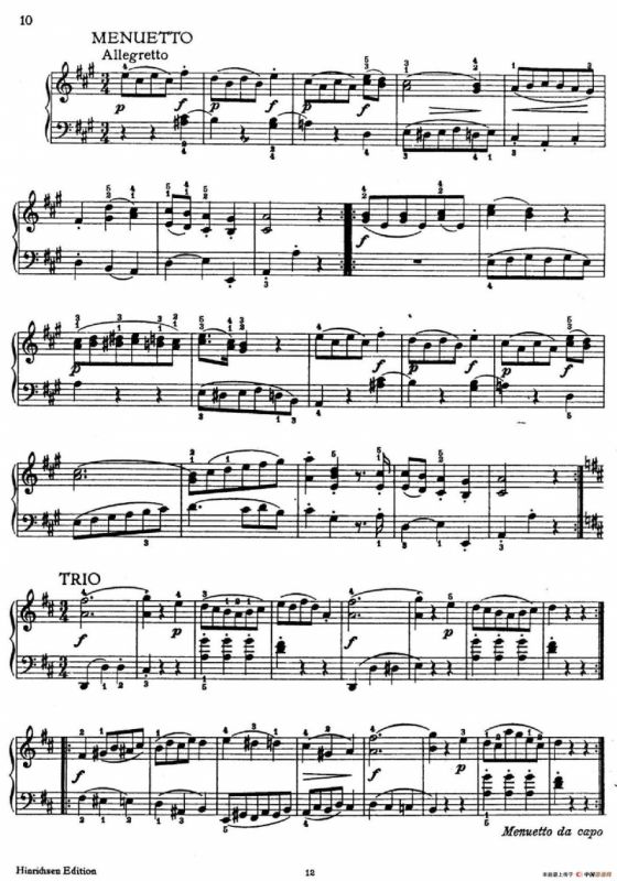 6 Viennese Sonatinas K.439b（6首维也纳小奏鸣曲·Ⅱ）