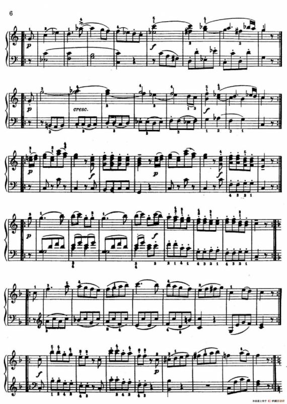 6 Viennese Sonatinas K.439b（6首维也纳小奏鸣曲·Ⅰ）