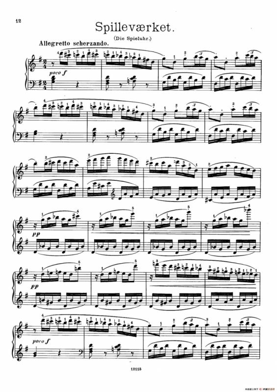 Six Humorous Bagatelles Op.11（6首幽默小品·6）