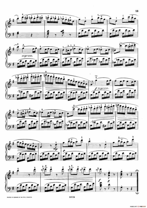 Six Humorous Bagatelles Op.11（6首幽默小品·6）