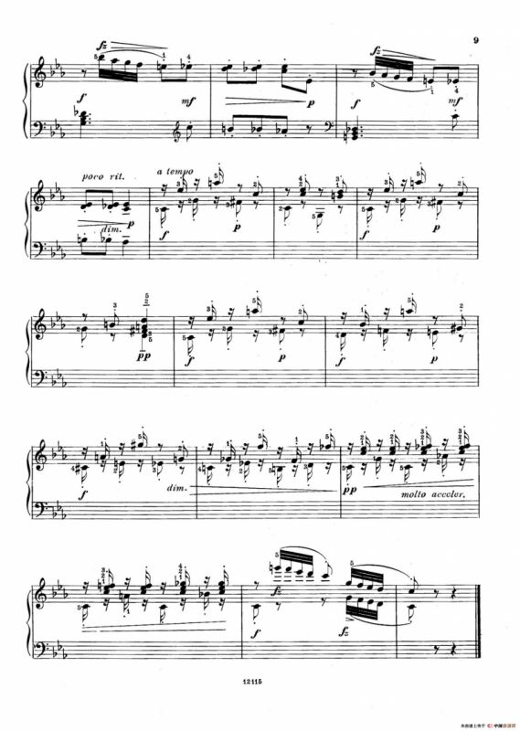 Six Humorous Bagatelles Op.11（6首幽默小品·4）