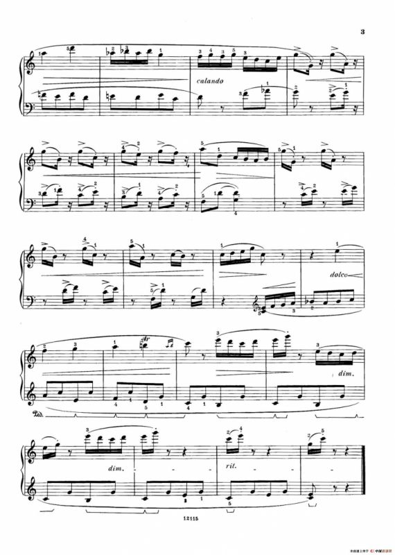 Six Humorous Bagatelles Op.11（6首幽默小品·1）