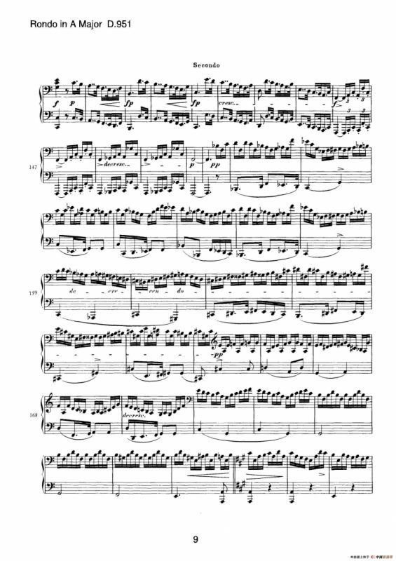 Grand Rondeau in A Major Op.107（A大调回旋曲·四手联弹）