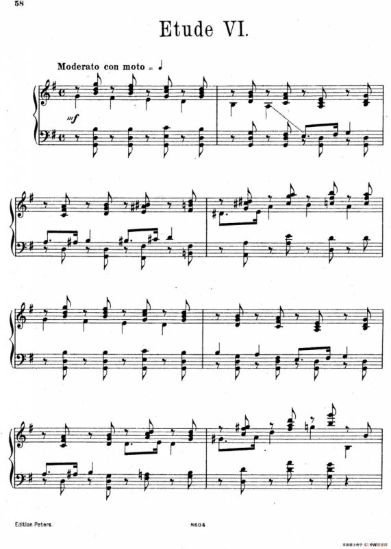 Six Etudes Op.23（6首练习曲·Ⅵ）